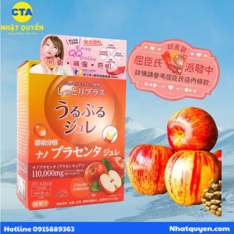 Thạch nhau thai Placenta Enzyme Fine Japan 22 gói