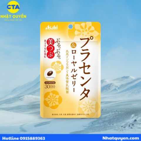Viên bổ sung Placenta + Sữa ong chúa Asahi 60 viên