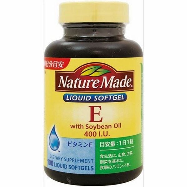 Viên uống bổ sung vitamin E 400 IU Natura Made