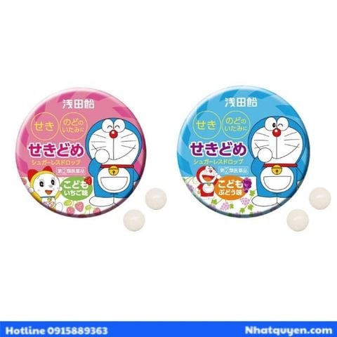 Kẹo ngậm trị ho cho bé KIDS ASADA Doraemon Nhật Bản