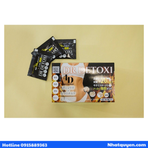 Viên uống thải độc giảm cân Dr Detoxi 4D Diet Supple Nhật Bản