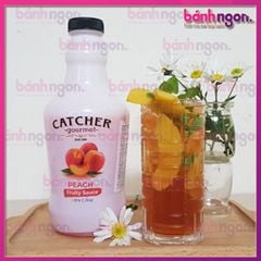 Sốt Đào (Peach Fruity Sauce) Catcher Gourmet 1 Lít - Pha chuẩn vị Thơm ngon