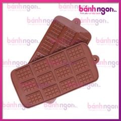 Khuôn silicon 12 thanh chocolate