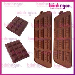 Khuôn silicon 12 thanh chocolate
