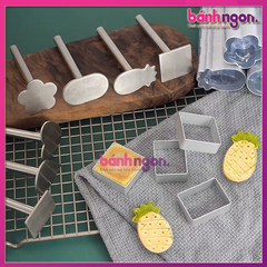 Khuôn Nhấn Cutter Cookie / Khuôn Nhấn Bánh Dứa / Bánh Quy Nhiều Hình Ngộ Nghĩnh