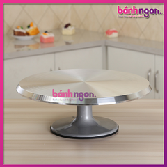 Bàn Xoay Trang Trí Bánh Bằng Kim Loại Cao Cấp 30cm