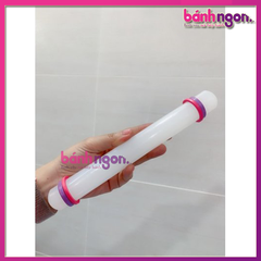 Cán Lăn Bột / Cây Lăn Bột Nhựa Đúc Gỗ 23cm