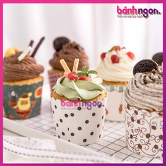 Cup Giấy Cứng Lót Nướng Bánh Cupcake 7cm (50 cái)