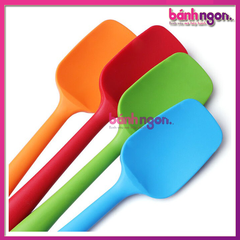 Phới Trộn Bột Spatula Silicone Chịu Nhiệt, Đúc Liền Dùng Để Đánh Bột,Trộn Bột, Vét Kem 28cm (Dạng Thìa)