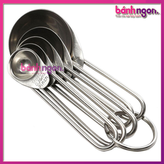 Bộ 5 Muỗng Đong Định Lượng Nguyên Liệu Inox Mẫu 1