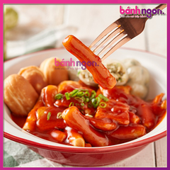 Bánh Gạo Tokbokki Hàn Quốc Gói 500G (Màu Vàng)