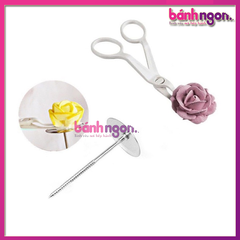 Dù Bắt Bông Kem Inox 5cm - 10cm