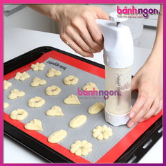 Khuôn Nhấn Bánh Quy Cookies Press 12 Mặt Và 6 Đầu Trang Trí Bánh