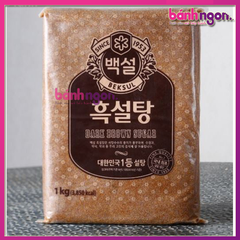 Đường Nâu Đen / Dark Brown Sugar Beksul Nhập Khẩu Chính Hãng Hàn Quốc 1Kg