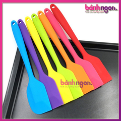 Phới Trộn Bột Spatula Silicone Chịu Nhiệt, Đúc Liền Dùng Để Đánh Bột,Trộn Bột, Vét Kem 21cm-28cm