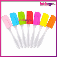 Phới Trộn Bột Cán Trong Lưỡi Silicone Rời Chịu Nhiệt Dùng Để Đánh Bột,Trộn Bột, Vét Kem 18.5cm (Cán Trong Lưỡi Rời)