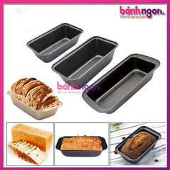 Khuôn Loaf Đúc Hình Chữ Nhật Chống Dính Làm Bánh Mì Hoa Cúc 15cm - 25cm - 29cm