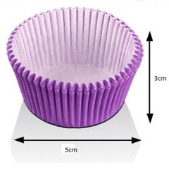 Cup giấy cupcake mềm một màu 11cm