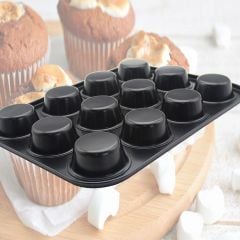 Khuôn Bánh Cupcake 12 Lỗ Chống Dính