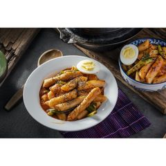 Sốt Nấu Bánh Gạo Tokbokki Hàn Quốc BIBIGO Cay Ngọt Gói 120g