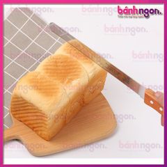 Dao cắt bánh răng cưa/lưỡi phẳng thép không gi, cán gỗ 10inch/12inch/14inch