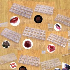 Khuôn nhựa cứng làm socola bonbon nhiều mẫu/khuôn làm thạch, khuôn làm socol cao cấp nhựa mica