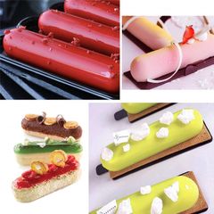 Khuôn Silicone 8/10 Ngăn Tạo Hình Ngón Tay Làm Bánh Sampa/Mousse/Bánh pudding/Đá Viên