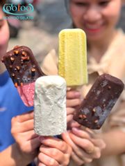 [ Cà-Lem Giải Nhiệt Cuộc Sống ] Hộp 8 Cây Kem Que Goofoo Gelato Sản Xuất Theo Công Nghệ Của Ý