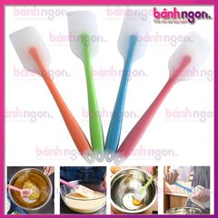 Phới silicon đúc trong/spatula phới trộn bột/vét bột 28cm