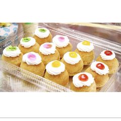 50 Hộp Nhựa Đựng Bánh Su Kem, Mánh Mì Ngọt, Kẹo, …C55