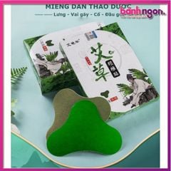 12 Miếng Cao Dán Ngải Cứu Giảm Đau Cổ Vai Gáy, Giảm Nhanh Các Triệu Chứng Đau Khớp Gối, Đau Lưng, Đau Đầu