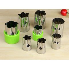 Bộ Dụng Cụ Cắt Củ Quả Inox 8 Chiếc