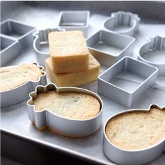Khuôn nhấn cutter bánh quy cookie/khuôn làm bánh dứa bằng nhôm nhiều mẫu