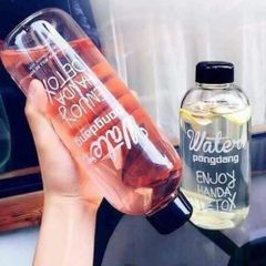 Bình Nước❤️Chai Nước Detox Thời Trang Cao Cấp, Dung Tích 1000ml, Kèm Túi Đựng, An Toàn, Trẻ Trung