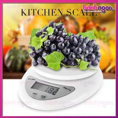 Cân Tiểu Ly\Cân Thực Phẩm Nhà Bếp\Cân Nguyên Liệu Làm Bánh Tối Đa 5kg WH-B05