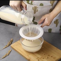 Vợt Lọc Sữa Đậu Nành, Cà Phê, Nước Ép Hoa Quả, Sữa Hạt, Trà, Gia Vị Tiện Dụng, Lưới lọc Siêu Mịn Kích thước 24x14cm