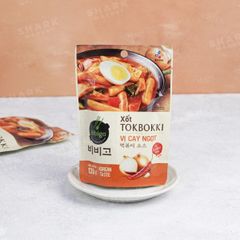 Sốt Nấu Bánh Gạo Tokbokki Hàn Quốc BIBIGO Cay Ngọt Gói 120g