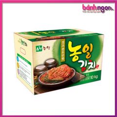 [Mã GROSALE2703 giảm 8% đơn 250K] Kim chi thùng xanh, Kimchi 10kg thùng to cho nhà hàng