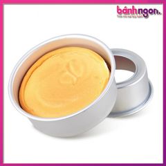 [Hàng đẹp] Khuôn Nhôm Tròn Đúc *Đế Rời* Làm Bánh Bông Lan 12cm-14cm-16cm-18cm-20cm