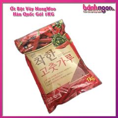 ỚT BỘT HÀN QUỐC NONGWOO LOẠI VẨY GÓI 1KG