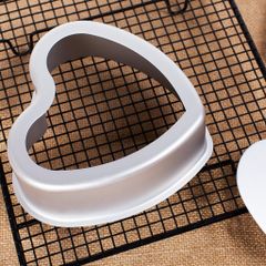 Khuôn trái tim nhôm đáy rời 6 inch(16cm)