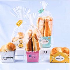 Combo 50 Túi Đựng Bánh Cookie Kèm Túi Và Dây Buộc