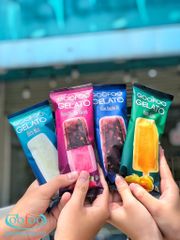 [ Cà-Lem Giải Nhiệt Cuộc Sống ] Hộp 8 Cây Kem Que Goofoo Gelato Sản Xuất Theo Công Nghệ Của Ý
