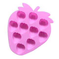 Khuôn Silicon Đổ Thạch Hình Quả Dâu Tây