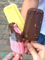 [ Cà-Lem Giải Nhiệt Cuộc Sống ] Hộp 8 Cây Kem Que Goofoo Gelato Sản Xuất Theo Công Nghệ Của Ý