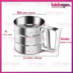 Ca Rây bột/Ca Sàng Bột inox