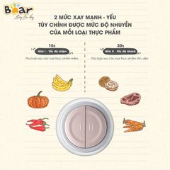 Máy xay đa năng, máy xay thịt, hoa quả chính hãng Bear