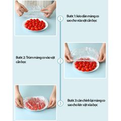 Túi 100 Màng Bọc Thực Phẩm Co Giãn Gấu Polupar Brown - Túi Gấu Nâu Màng Bọc Thực Phẩm