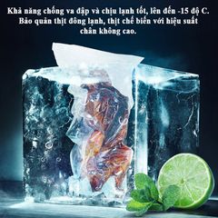 1kg Túi Hút Chân Không Bảo Quản Thực Phẩm 2 Mặt Trơn - Bọc Hút Chân Không PA Trơn 2 Mặt đủ Tất Cả Loại Size