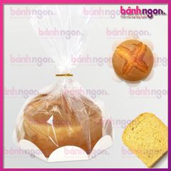 Túi Đựng Bánh Đế Giấy Hoa 20cm (Bộ 10 Chiếc)